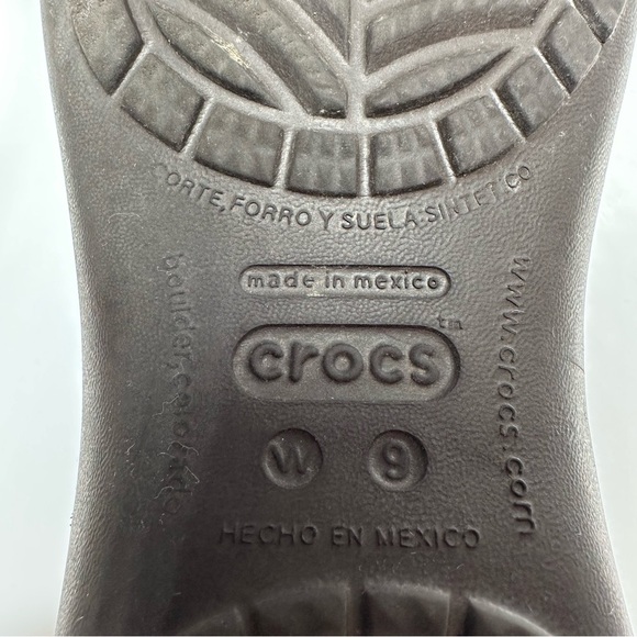 Crocs Kadee Ballet Flats Shoes Women's Sz 9 Brown Comfort Outdoor Casual Garden - Picture 9 of 9